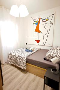 A bed or beds in a room at Disfruta del mar