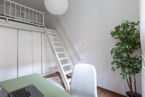 Posteľ alebo postele v izbe v ubytovaní D63 Dohány Apartment