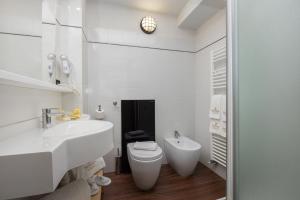 Koupelna v ubytování Hotel Piandineve
