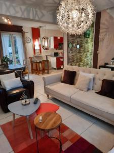 Posezení v ubytování Maison cocconing proche Reims