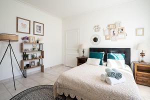 Posteľ alebo postele v izbe v ubytovaní Villa avec piscine entre Beauval et châteaux*