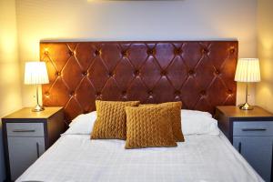 Ένα ή περισσότερα κρεβάτια σε δωμάτιο στο Apartamenty-Europejska