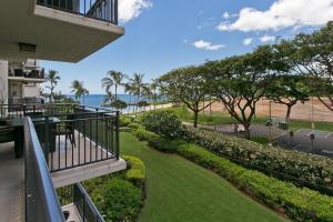 a balcony of a house with a view of the ocean at Ko Olina Beach Villas B304 - 3BR Luxury Condo with Stunning Ocean View & 2 Free Parking in Kapolei