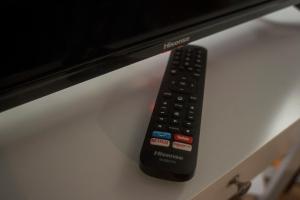 TV a/nebo společenská místnost v ubytování Loft in Testaccio