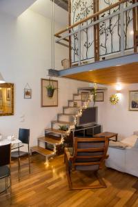 Posezení v ubytování Loft in Testaccio