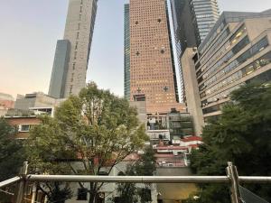 vistas a una ciudad con edificios altos en Estudios Rio Lerma, en Ciudad de México