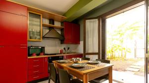 Köök või kööginurk majutusasutuses Appartamento Carmi con giardino