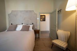 Posteľ alebo postele v izbe v ubytovaní B&B SASSO DI ROCCA