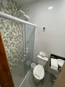 Kupatilo u objektu Hotel Cajueiro Guarujá