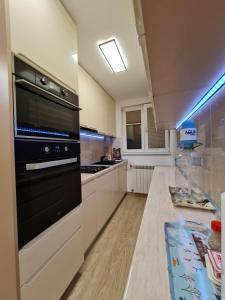 Nhà bếp/bếp nhỏ tại Luxury Panoramic Apartment