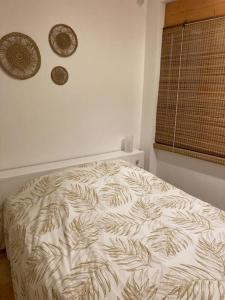 Säng eller sängar i ett rum på Appartement Type 2 de 40m2 avec spa privatif