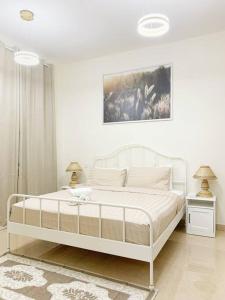 Легло или легла в стая в Spacious Condo near Dubai Butterfly Garden with Pool, King Bed, Gym, Wi-Fi