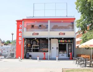 a store front of a fast food restaurant at 2 REST in Soľ +7 photos