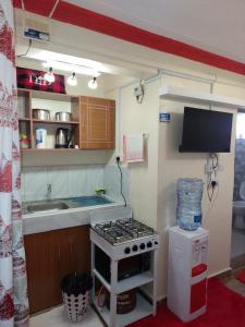 Cuisine ou kitchenette dans l'établissement GEOLYN AIRBNB Naivasha