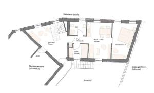 的住宿－Ferienbauernhof Brandt，房屋的平面图