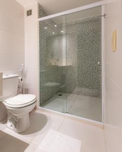 Bathroom sa Flat Suites Super Luxo