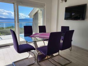 Televízia a/alebo spoločenská miestnosť v ubytovaní Apartment in Njivice - Insel Krk 43336