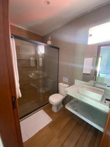 Et badeværelse på Casa Passarinho