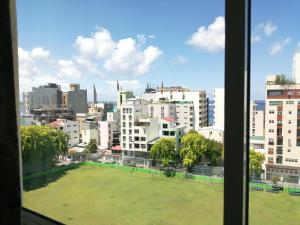 马累景观或在酒店看到的城市景观