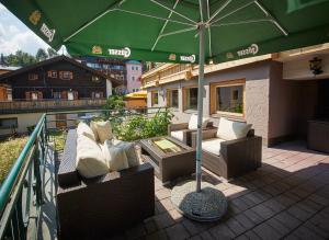 Balkoni atau teres di Hotel Wechselberger by Alpeffect Hotels