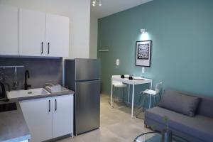 A kitchen or kitchenette at Aelia Apartment 2 Ioannina