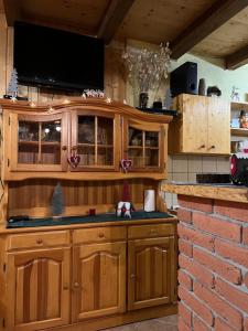 Kuchyň nebo kuchyňský kout v ubytování Holiday Home Asja Lukovo Bribir