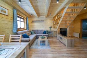 Et opholdsområde på Villa Triti