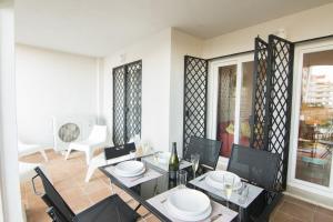 Posezení v ubytování 2187-Lovely 2bedrooms with pool and playground