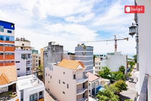 Nespecifikovaný výhled na destinaci Vũng Tàu nebo výhled na město při pohledu z hotelu