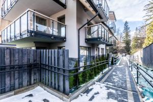 Budynek, w którym mieści się apartament