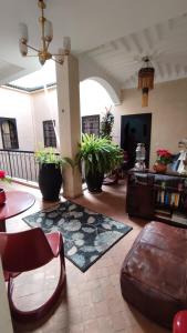 Posezení v ubytování RIAD PÉNÉLOPE Marrakech