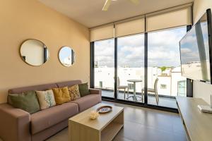 Posezení v ubytování The City Playa