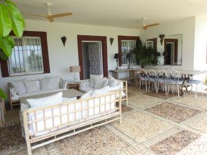 Posezení v ubytování Casa con vistas a la Bahía de Cádiz