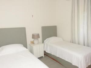 Postel nebo postele na pokoji v ubytování Casa con vistas a la Bahía de Cádiz