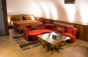 Zona de estar de Lucca Resort & Residence