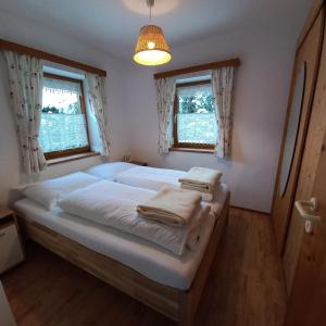 Posteľ alebo postele v izbe v ubytovaní Ferienwohnung Götzner Auszeit