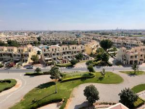 an aerial view of a city with buildings at Studio Apartment - Royal Breeze 05 in Ras al Khaimah
