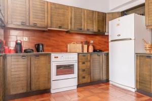 Η κουζίνα ή μικρή κουζίνα στο Unique Spacious new 3BDR apt in Mouson/Filopappou