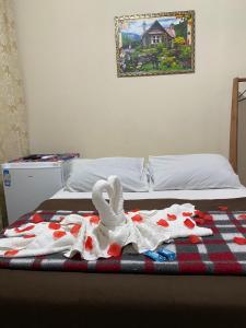 Postel nebo postele na pokoji v ubytování Pousada Chiclé Penedo MC