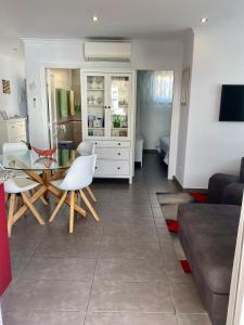 A kitchen or kitchenette at Relax and enjoy with a view of El Teide and sea