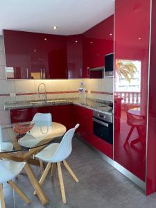 A kitchen or kitchenette at Relax and enjoy with a view of El Teide and sea
