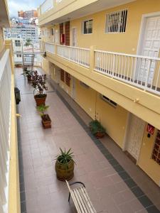 A balcony or terrace at Relax and enjoy with a view of El Teide and sea