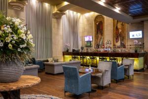 Posezení v ubytování Olive Tree Hotel