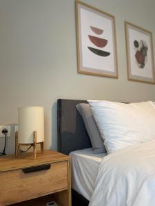 Posteľ alebo postele v izbe v ubytovaní Filoxenia - Ολόκληρο διαμέρισμα