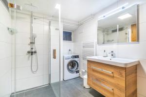 Kúpeľňa v ubytovaní Ferienhaus Alte Mühle Hohentauern