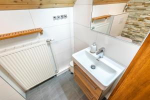 Kúpeľňa v ubytovaní Ferienhaus Alte Mühle Hohentauern