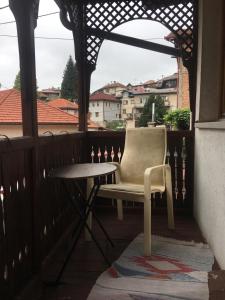Balkón nebo terasa v ubytování Holiday at the Baščaršija