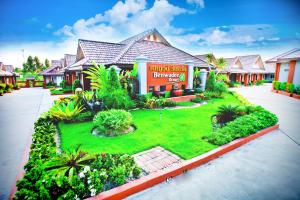 Zahrada ubytování Benwadee Resort Pattaya