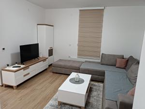 TV tai viihdekeskus majoituspaikassa Apartman Meseceva dolina
