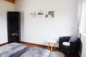 Postel nebo postele na pokoji v ubytování Ferienhaus Oberhof